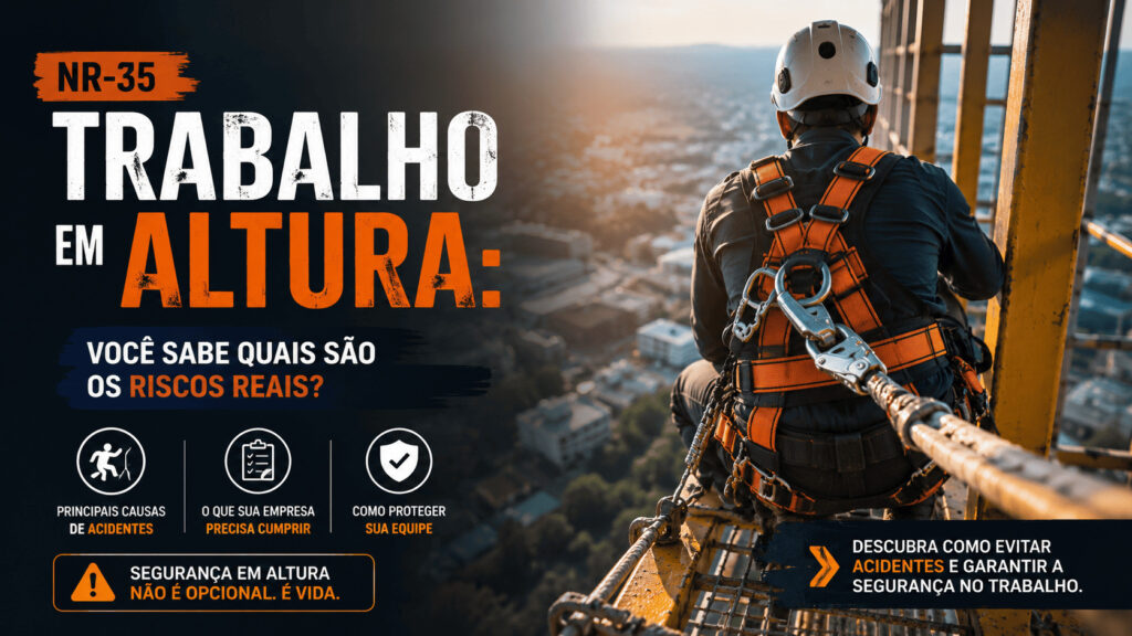 Trabalho em Altura: você conhece os riscos que a NR-35 busca prevenir?